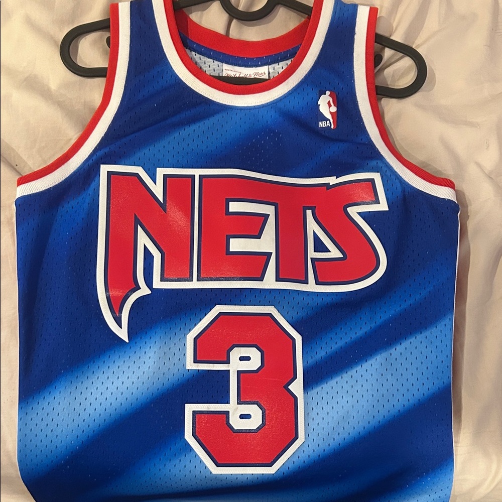 NBA Blue and Red Nets Jersey